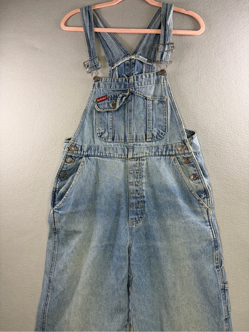 Vintage 90’s unique Goodfellows Light Blue Denim Overalls  size 5/6